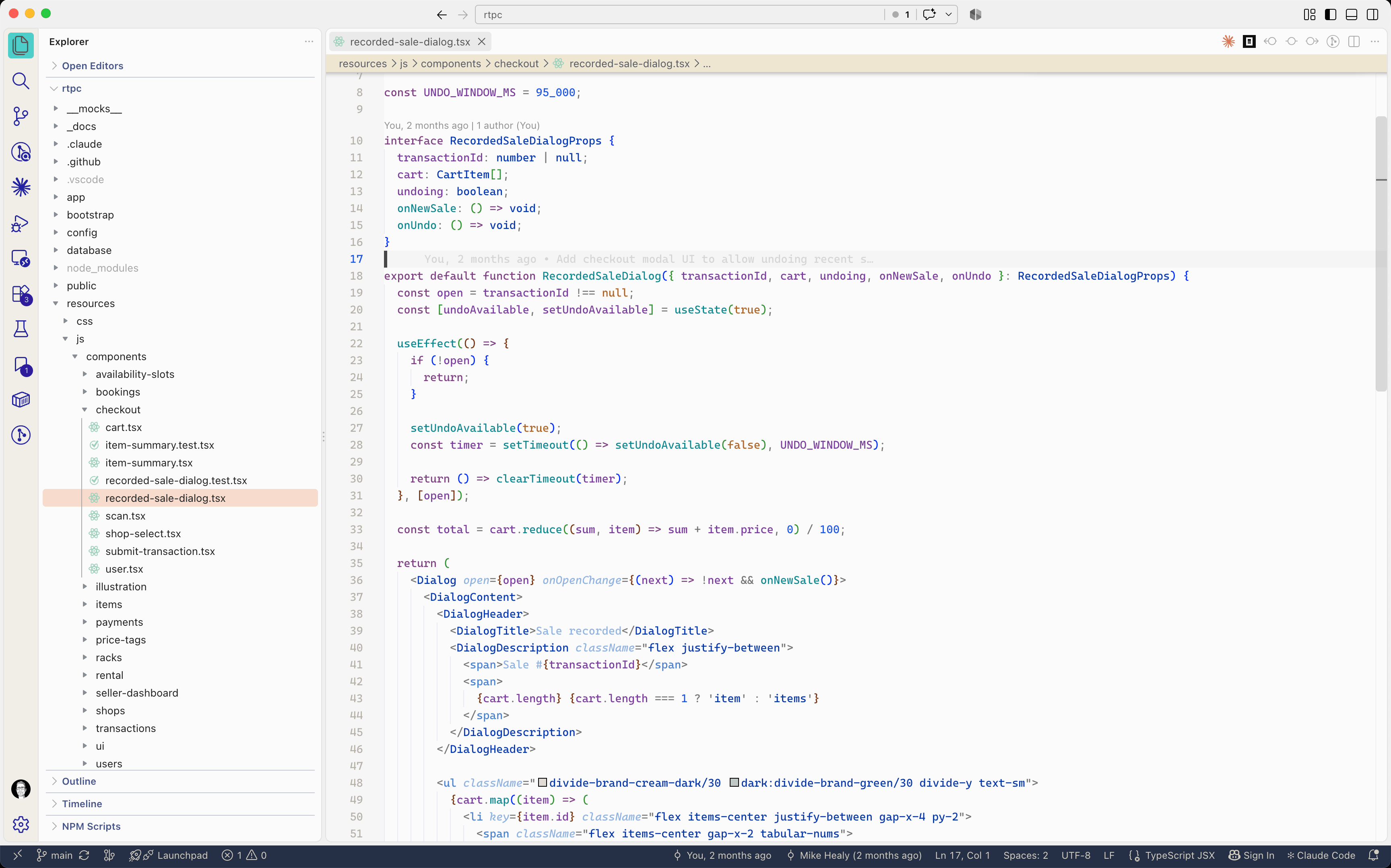 View larger screenshot TypeScript sample code