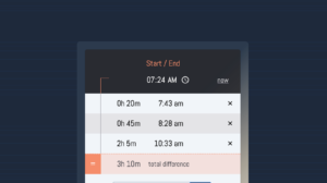 Then When UI with chain of time differences calculating the end